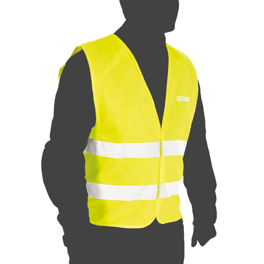 Oxford Hi Visibility Vest - Yellow