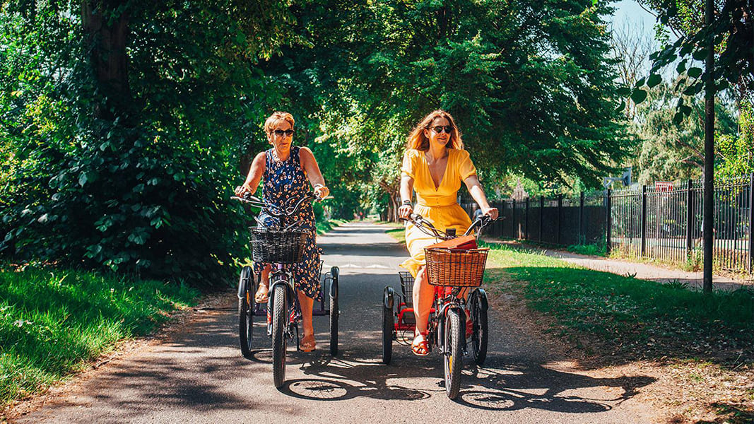 The mental health benefits of riding a tricycle