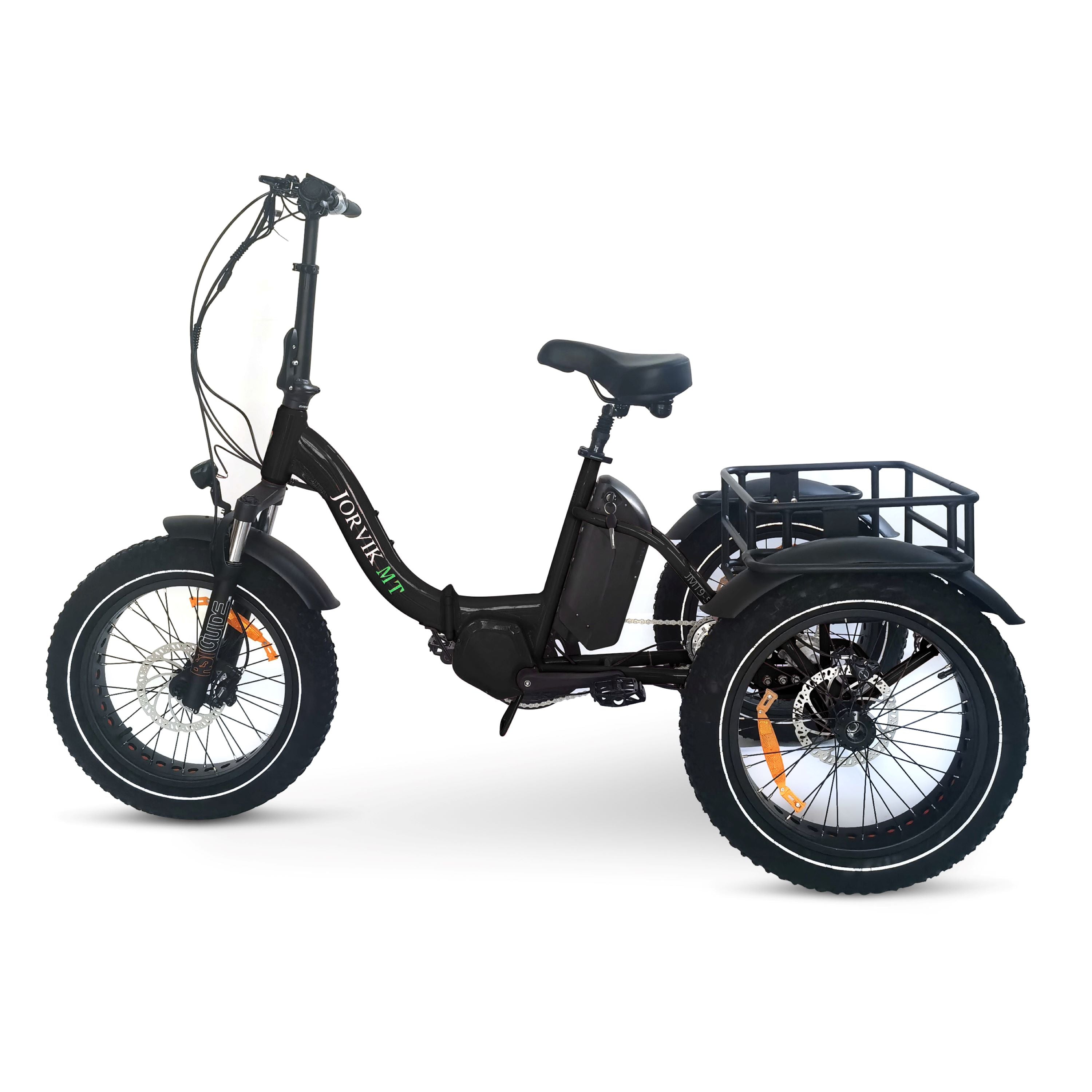 Jorvik Mid-Drive JMT9-500 Black Tricycle