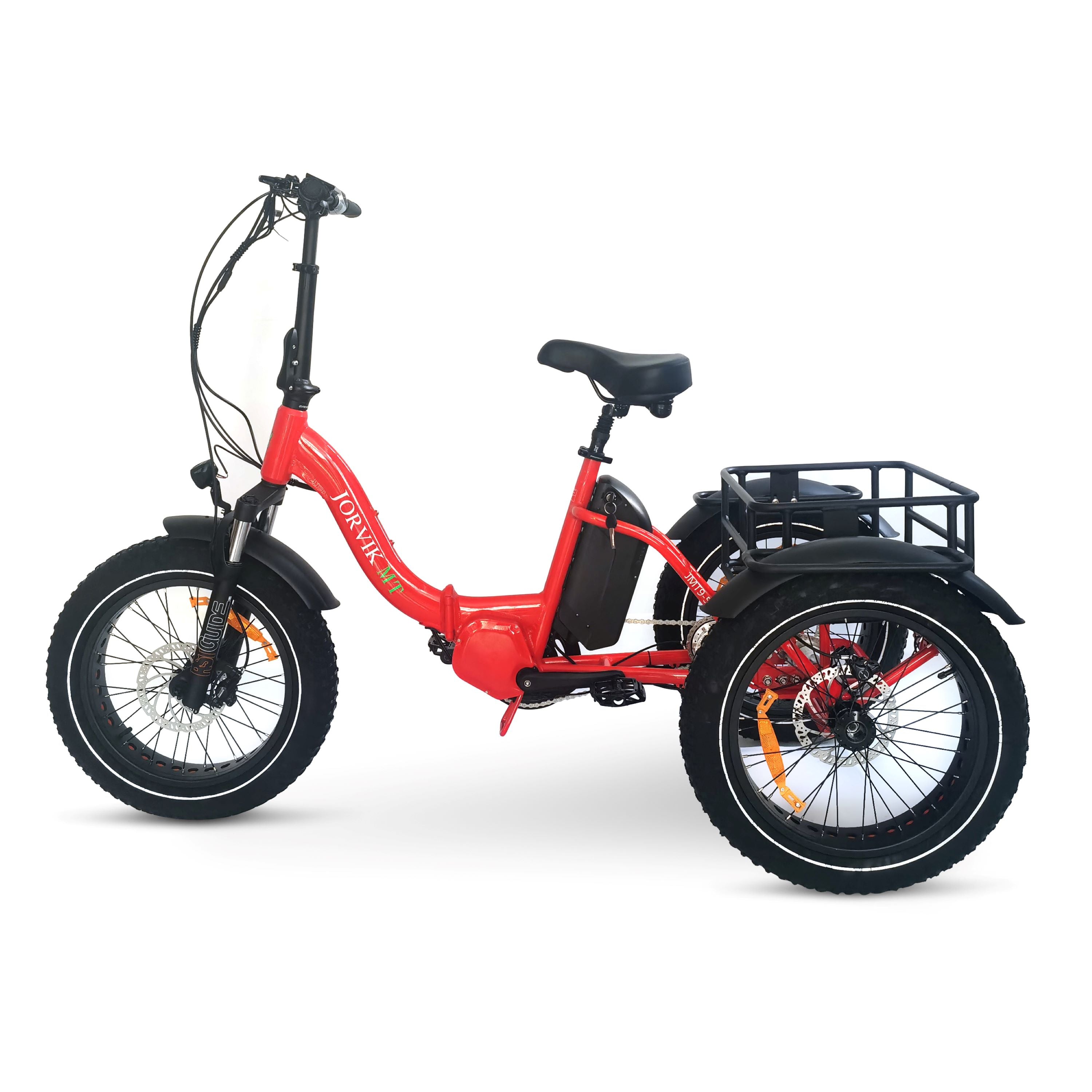 Jorvik Mid-Drive JMT9-250 Red Tricycle