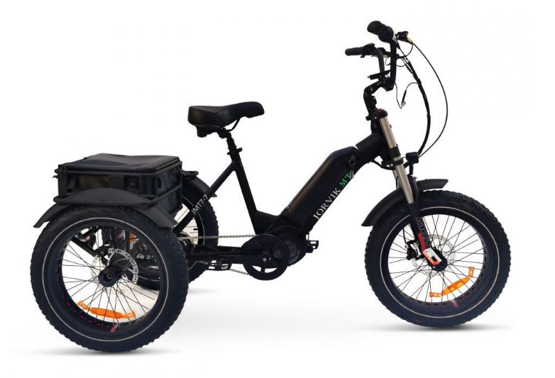 **Ex-Display** - Jorvik Mid Drive Electric Mountain Trike JMT7 (500w) Black