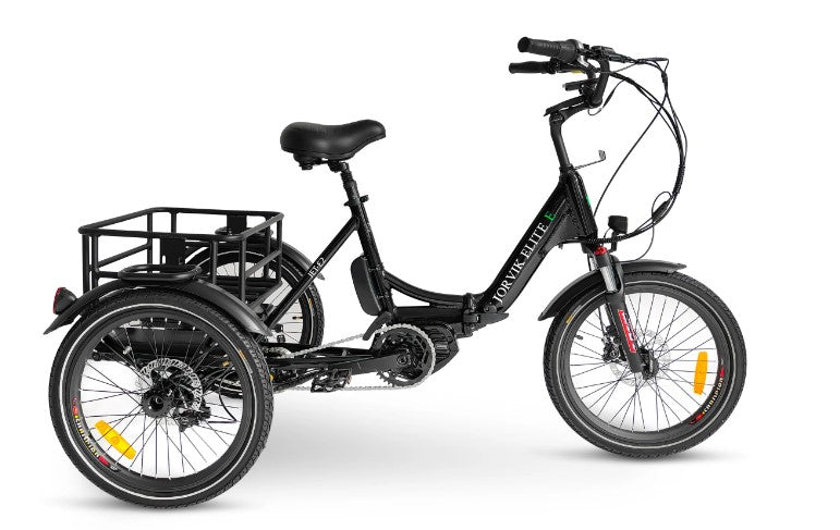 **Ex-Display** Jorvik Elite Low Step Through Electric Folding Tricycle JET-E2 - Black 20