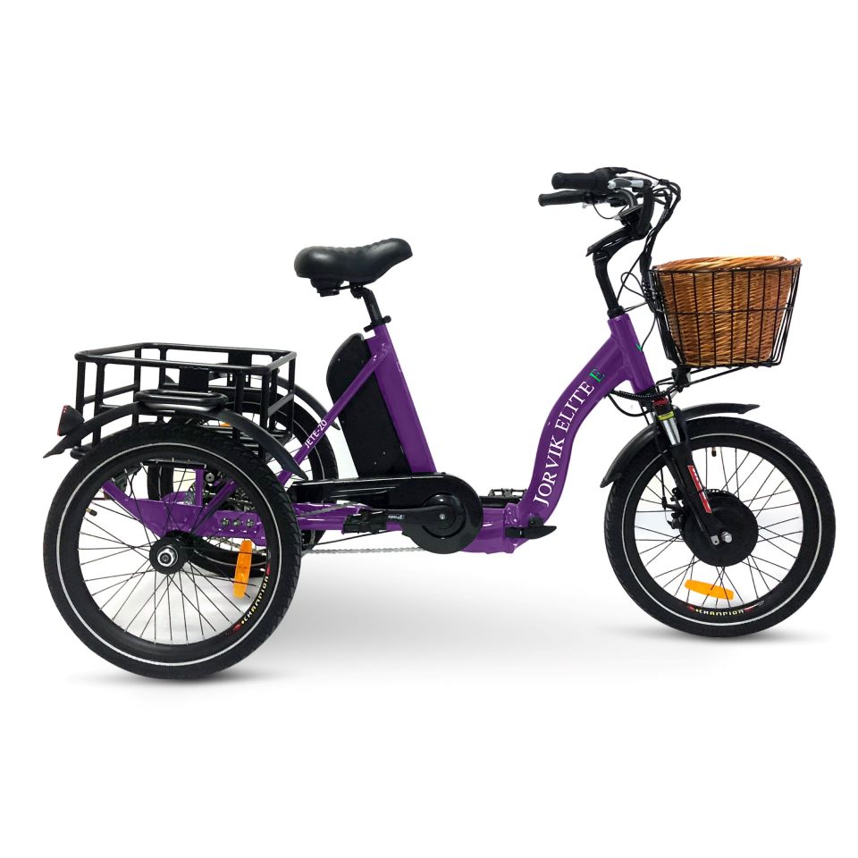 Jorvik Low Step Through Electric Mountain Trike JMT6 250W Jorvik Tricycles UK