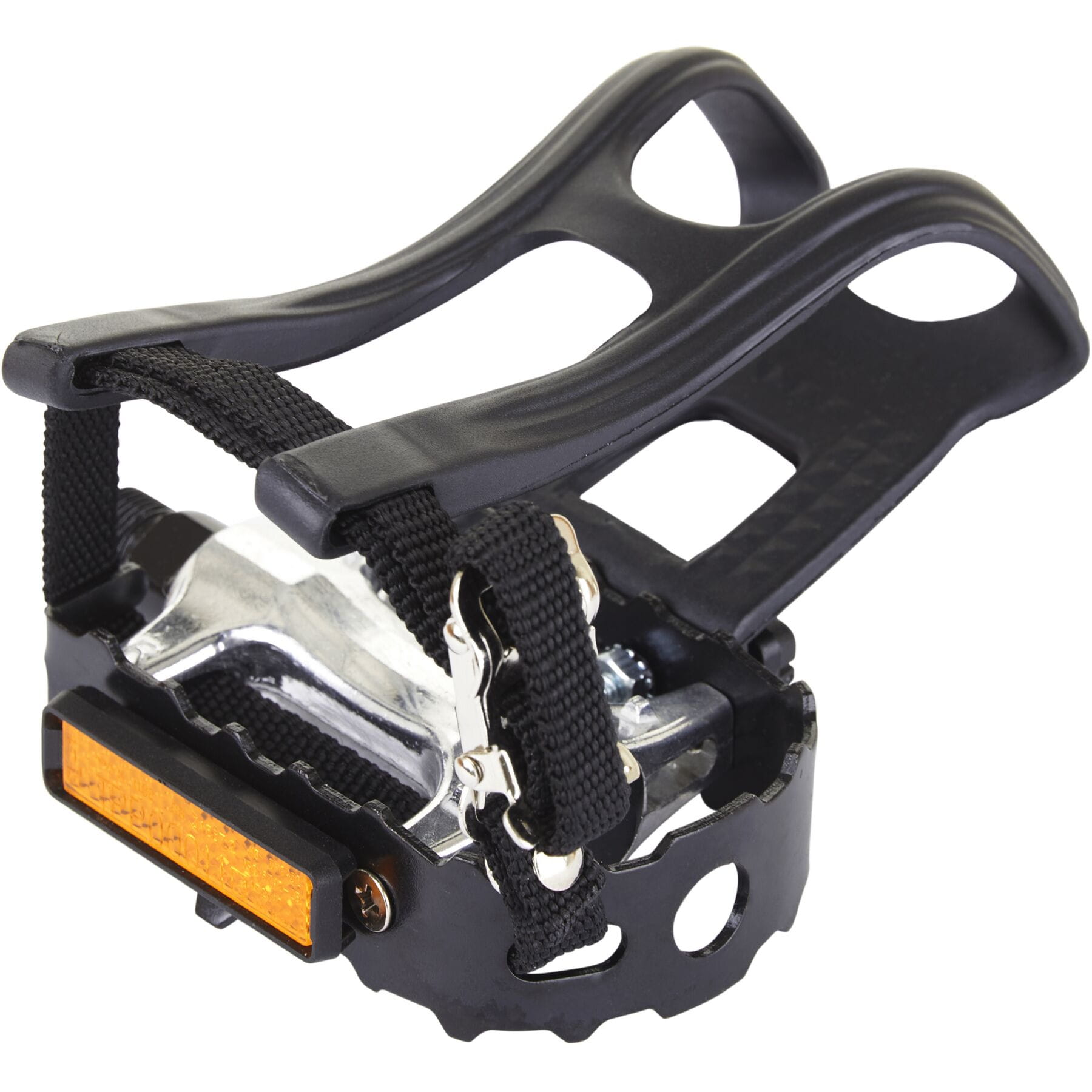 Pedals with toe clips