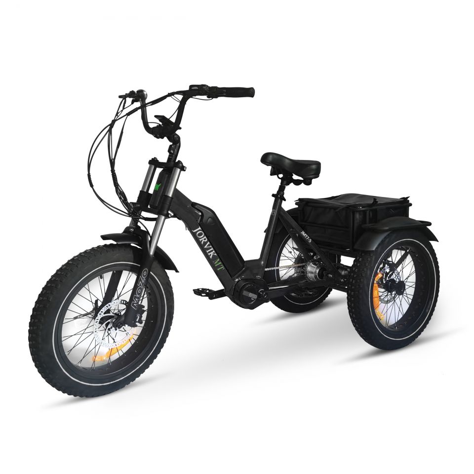 **Ex-Display** - Jorvik Mid Drive Electric Mountain Trike JMT7 (500w) Black