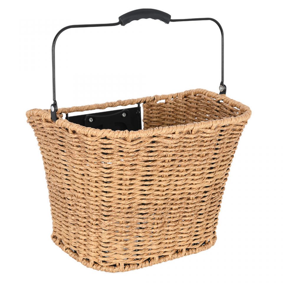 Magdalen Quick Release Rattan Front Basket