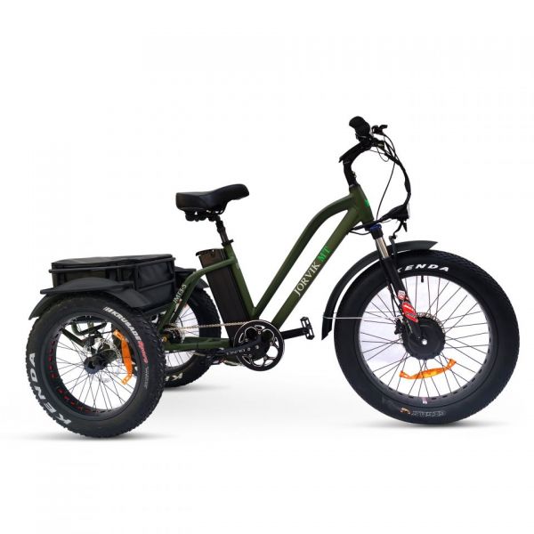 Jorvik Low Step Through Electric Mountain Trike JMT3 (250W) - Green - Built Ex-Display