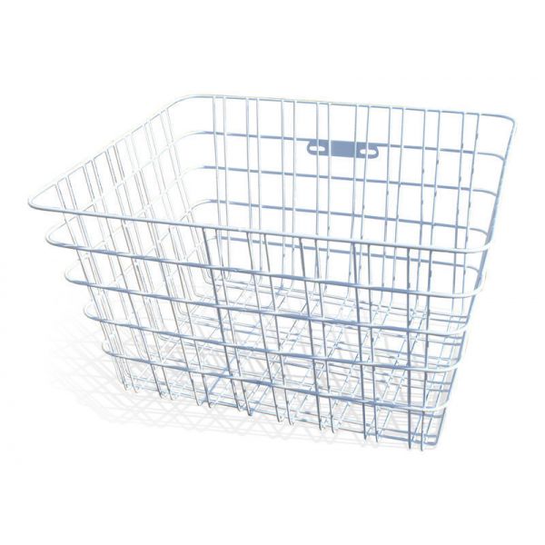 Large Rear Rigid Wire Tricycle Basket – Available In White