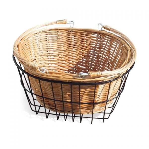 Dutch Style Front Wicker Tricycle Basket – Detachable